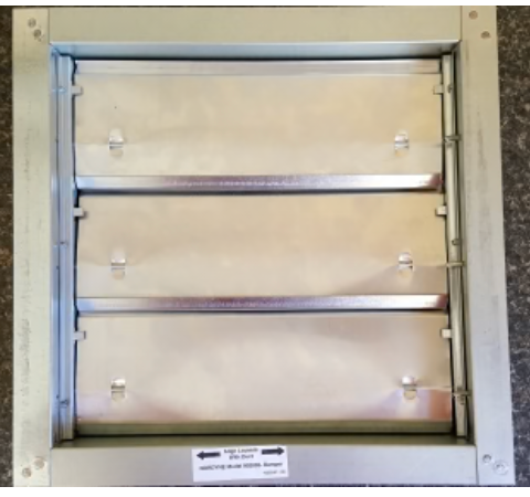Damper for CMF Furnace bases. 902095