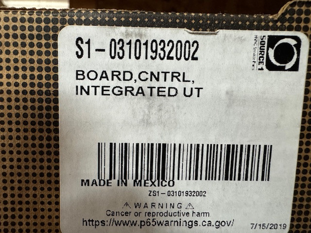 Coleman Control Board 03101932002