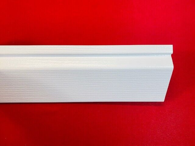 Skirting Underpinning Top Trim Front Cover Plate White (10 Pack) 58'
