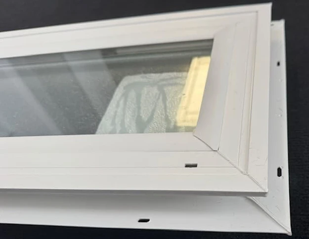 Kinro Vinyl Mobile Home Window 36" x8 " Obscured Fixed Double Pane Glass