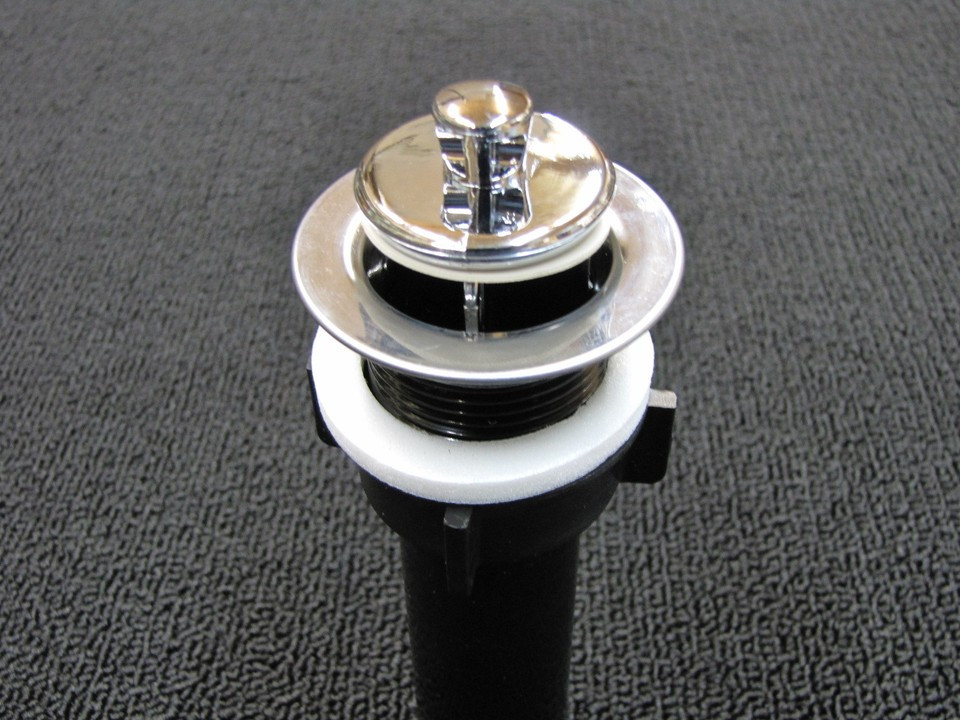 Mobile Home RV Marine Parts Bathroom Lav Sink Drain Chrome / Plastic