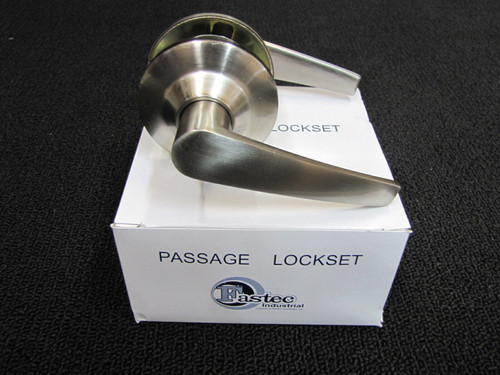 Door Knob Stainless Interior Lever Style handle. Passage Non-lock