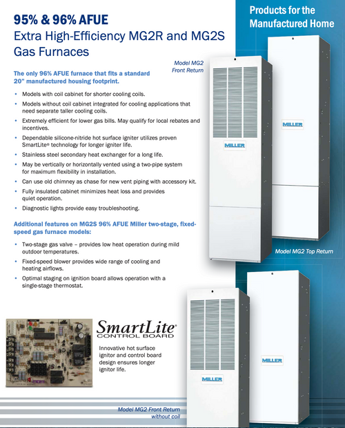 Miller-Intertherm MG2R060 95% efficiency Natural Gas/Propane (Tall)