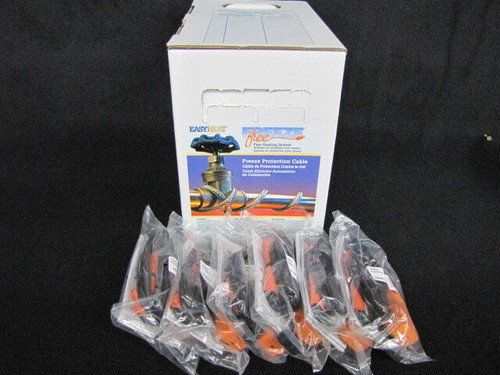 Heat Tape Easy Heat Freeze Protection Cable 300' w/6 Plug Kits