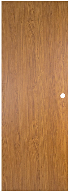 Interior Oak Wood Tone Door
