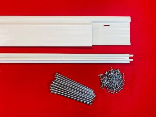 Skirting Underpinning Trim Kit White. 5 Pack. 29' of Trim. w/Hardware