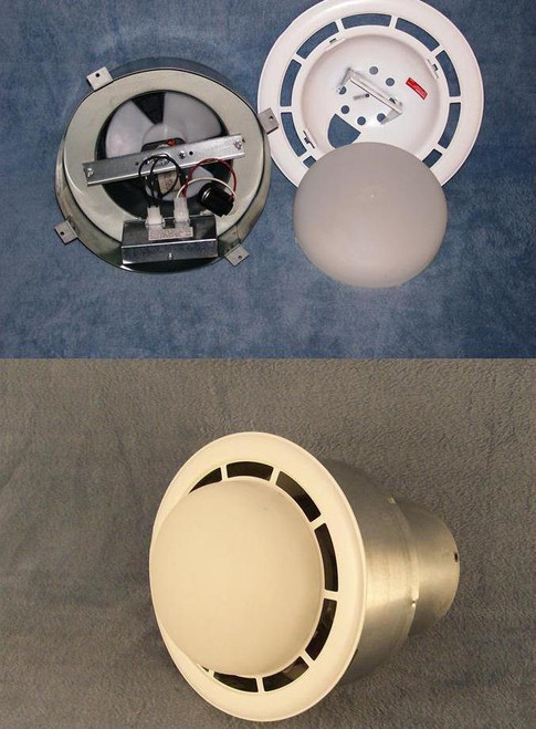 Ventline 50 CFM Bathroom Ceiling Exhaust Fan with Light for Mobile Home V2244-50