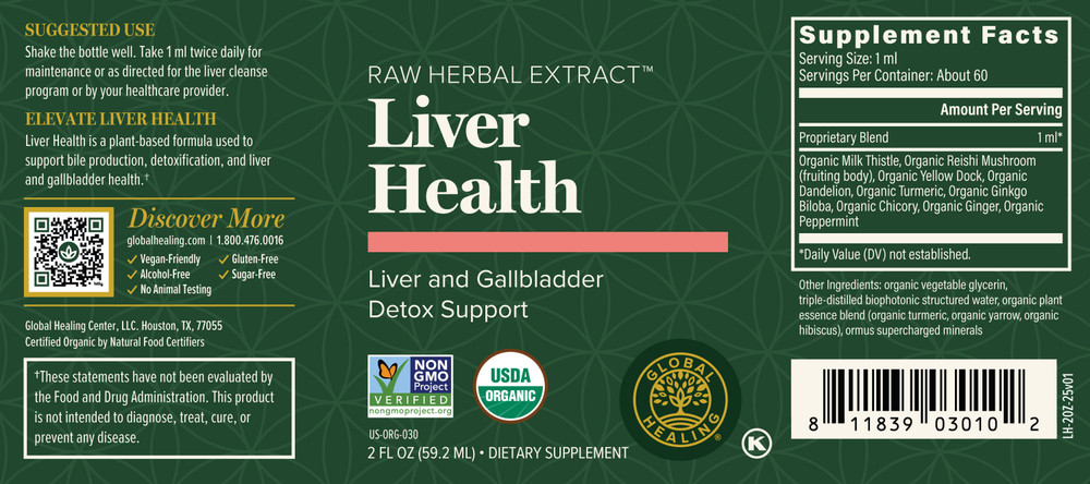 Liver Health: 2 fl oz (59.2mls) 