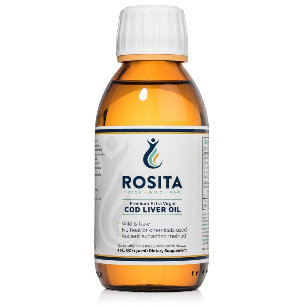 *Rosita's Extra Virgin Cod Liver Oil: RAW 150 ml 