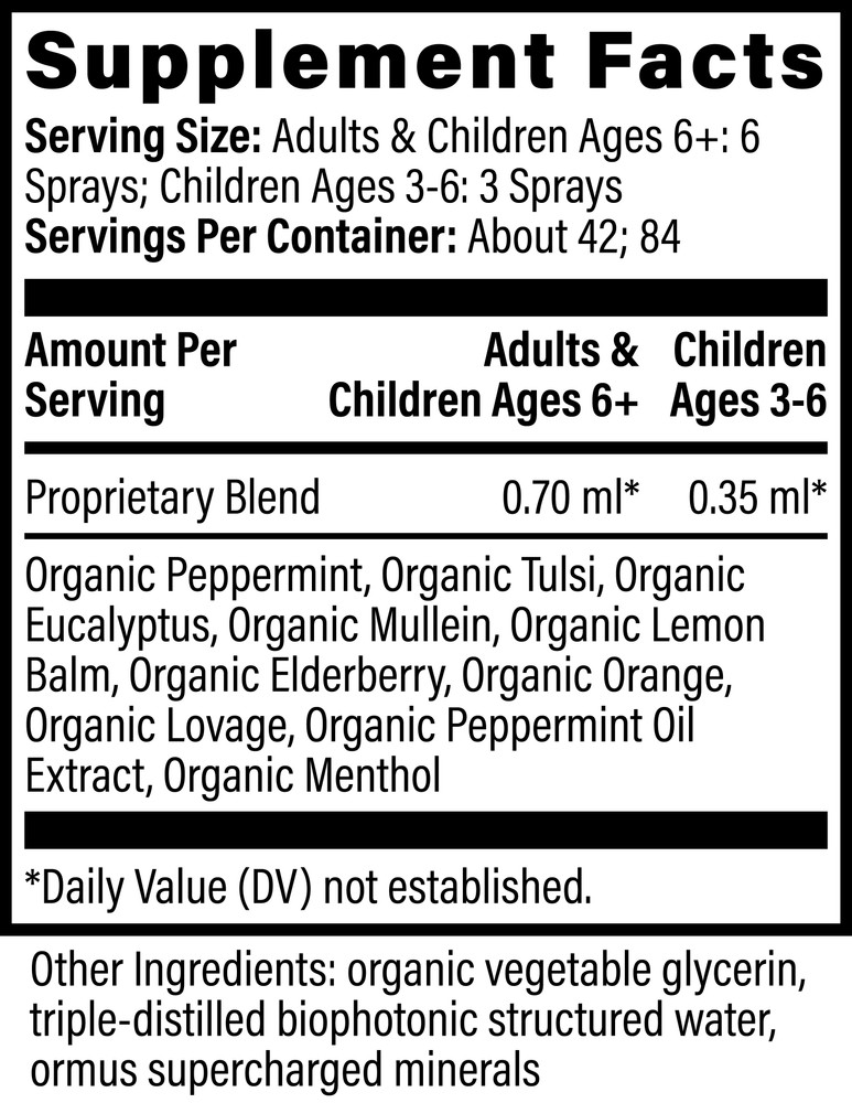 Lung Health: 1 fl oz (29.6mls) 