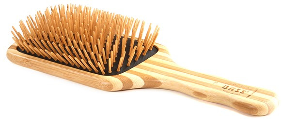 Bass Bamboo Brush: Bamboo Large Square Paddle
