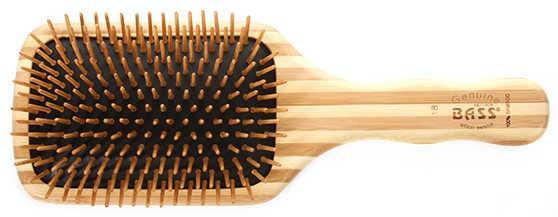 Bass Bamboo Brush: Bamboo Large Square Paddle