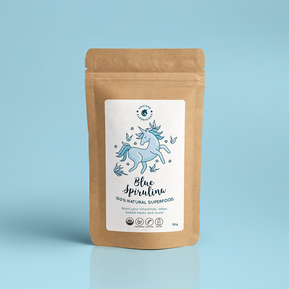 Blue Spirulina Powder - 100% Natural: 50g