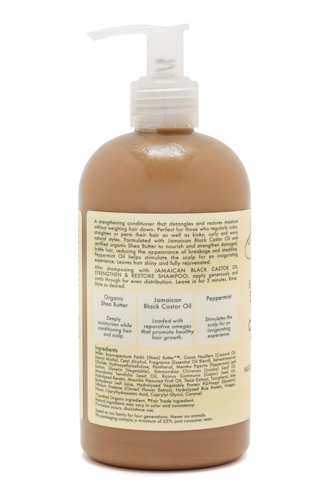 Jamaican Black Castor Oil Strengthen & Restore Conditioner: 400g