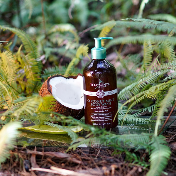 Organic Coconut Mint Hand & Body Wash: 500ml Bottle