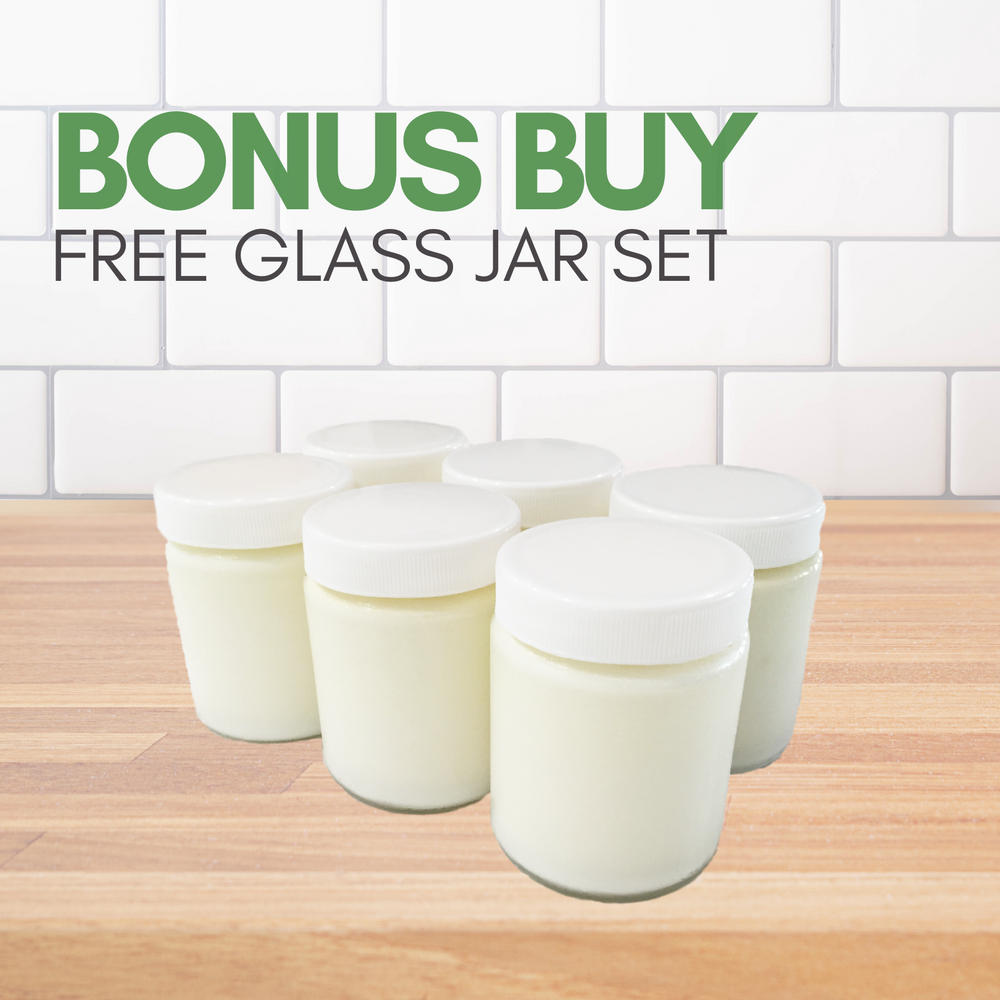 When you add our GAPS Yoghurt Maker to your cart, receive 6 free jars for individual serves