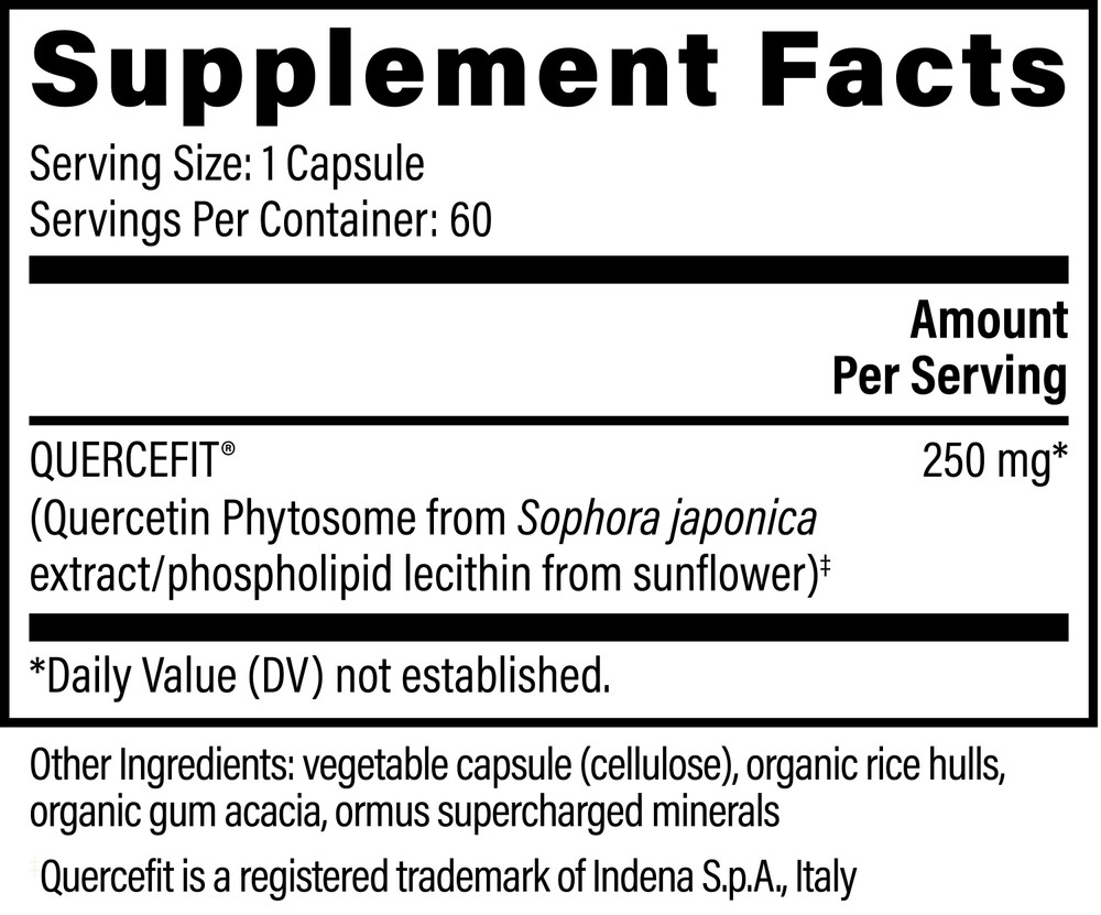 Quercetin: 60 Capsules 
