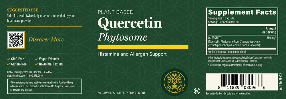 Quercetin: 60 Capsules 
