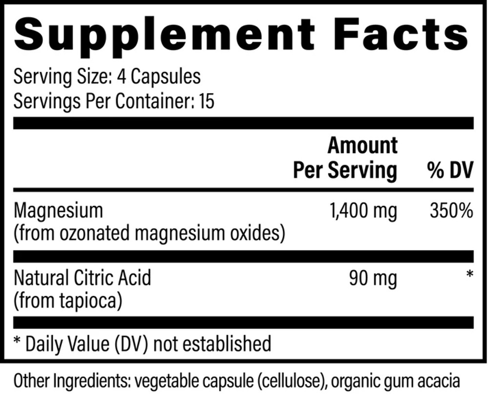 Oxy-Powder Natural Digestive Cleanse: 60 Capsules 