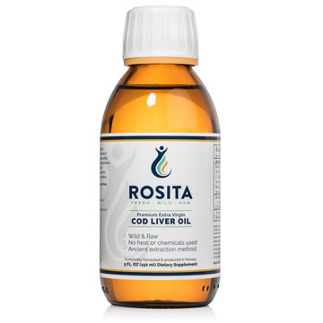 *Rosita's Extra Virgin Cod Liver Oil: RAW 150 ml 