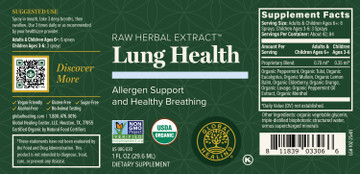 Lung Health: 1 fl oz (29.6mls) 