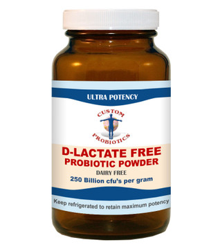 Custom Probiotics D Lactate Free:  50 grams - Shipped Express 