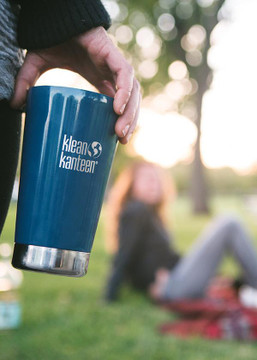 CAFE OR CHILL INSULATED TUMBLER: 473ml BLUE