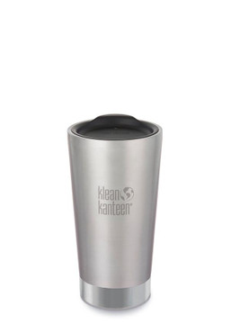 CAFE OR CHILL INSULATED TUMBLER: 473ml BRUSHED STAINLES STEEL