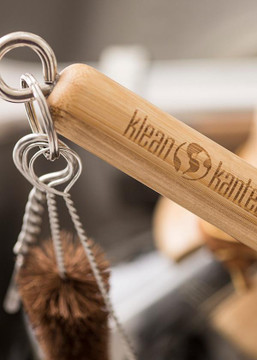 Klean Kanteen 4 Piece Bamboo & Palm Bottle Brush Set 