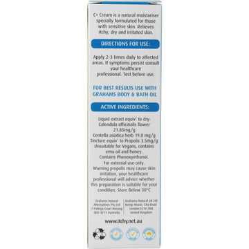 C+Cream - Eczema & Dermatitis Cream (SML) :50g 