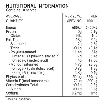 ORGANIC 3-6-7-9 OMEGA Oil - Combination Blend 200ml 
