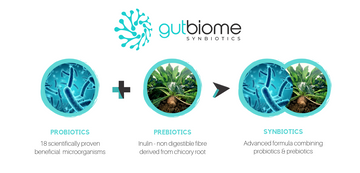 GutBiome Synbiotic 90g Powder: 20CFU