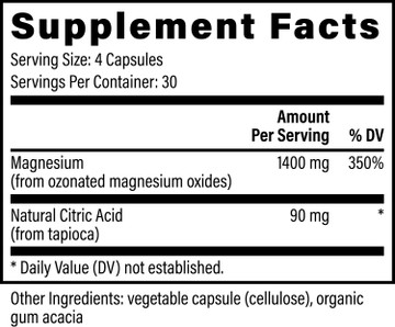 Oxy-Powder Natural Digestive Cleanse: 120 Capsules 