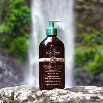 Organic Coconut Mint Hand & Body Wash: 500ml Bottle