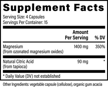 Oxy-Powder Natural Digestive Cleanse: 60 Capsules 