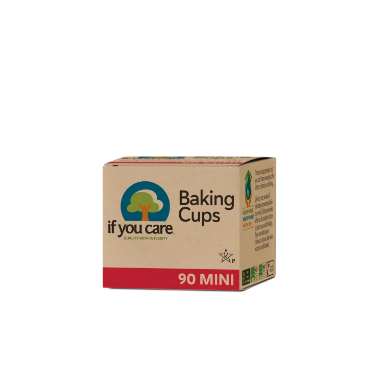 Mini unbleached Baking Cups: 90