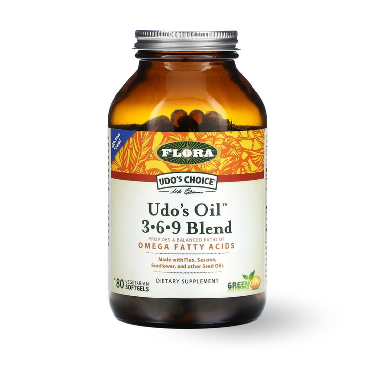 Udo's 3.6.9 Oil Blend: 90 CAPSULES