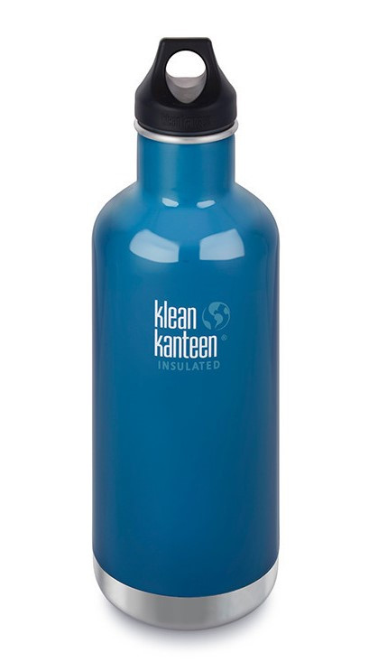 INSULATED BLUE Clasic Loop Water Bottle: 946ml (32oz)