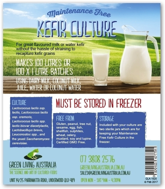 NEW Kefir Culture: 100 Litres *SELECT EXPRESS AND ICE