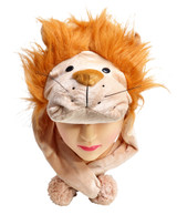 6pc Pre-Pack Animal Fleece Hats - Lion HATCW111323