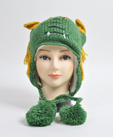 Knit Green Monster Animal Hats - AHN011058