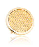 Round Compact Makeup Magnifying Mirror with Color Crystals S462