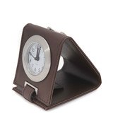 Travel-Time Leather Easel Alarm Clock CLOCK022