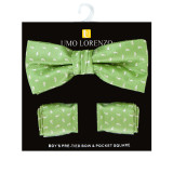 Boy's Fancy Bow Tie and Hanky Set - BFTH3026