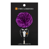 Solid Mini Bouquet Piped Flower Lapel Pin (F10084N)
