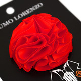 Solid Mini Bouquet Piped Flower Lapel Pin (F10084N)