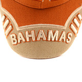Bahamas Brown & Beige 3D Embroidered Baseball Cap, Hat EBC10305