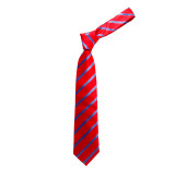 Boy's 49" Striped Red Fashion Tie