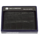 Bi-Fold Genuine Leather Black Wallet CCG5ABK