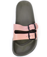 boxed-gifts Men's Comfort Buckled Sandals (7, Beige)
